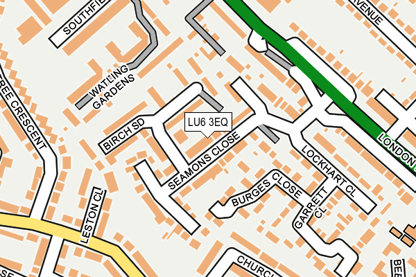 LU6 3EQ map - OS OpenMap – Local (Ordnance Survey) LU6 3EQ map - OS OpenMap – Local (Ordnance Survey)