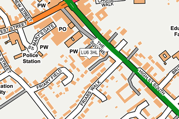 LU6 3HL map - OS OpenMap – Local (Ordnance Survey) LU6 3HL map - OS OpenMap – Local (Ordnance Survey)