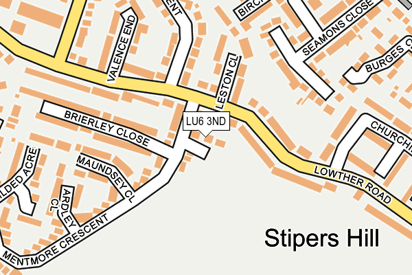 LU6 3ND map - OS OpenMap – Local (Ordnance Survey) LU6 3ND map - OS OpenMap – Local (Ordnance Survey)