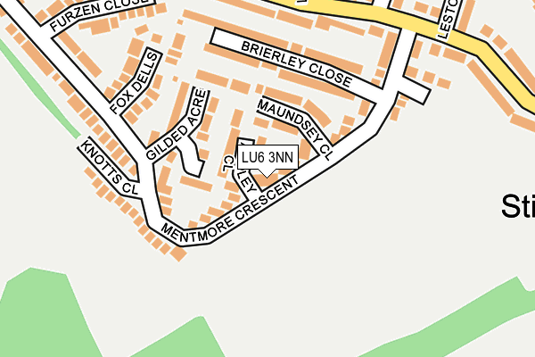 LU6 3NN map - OS OpenMap – Local (Ordnance Survey) LU6 3NN map - OS OpenMap – Local (Ordnance Survey)
