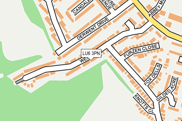 LU6 3PN map - OS OpenMap – Local (Ordnance Survey) LU6 3PN map - OS OpenMap – Local (Ordnance Survey)