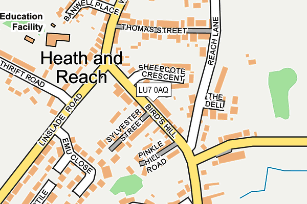 LU7 0AQ map - OS OpenMap – Local (Ordnance Survey) LU7 0AQ map - OS OpenMap – Local (Ordnance Survey)