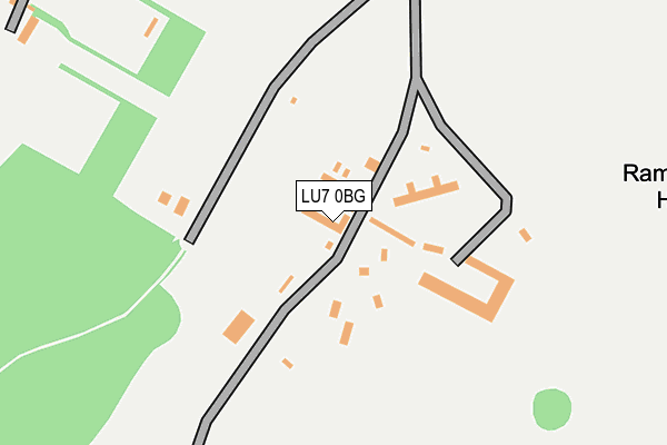 LU7 0BG map - OS OpenMap – Local (Ordnance Survey) LU7 0BG map - OS OpenMap – Local (Ordnance Survey)