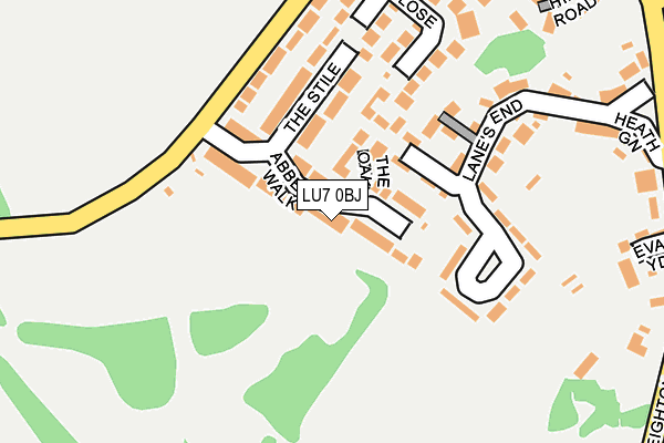 LU7 0BJ map - OS OpenMap – Local (Ordnance Survey) LU7 0BJ map - OS OpenMap – Local (Ordnance Survey)