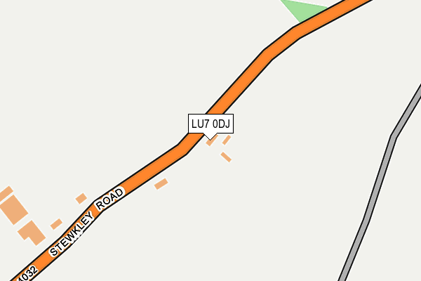 LU7 0DJ map - OS OpenMap – Local (Ordnance Survey)