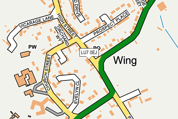 LU7 0EJ map - OS OpenMap – Local (Ordnance Survey) LU7 0EJ map - OS OpenMap – Local (Ordnance Survey)