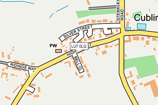 LU7 0LQ map - OS OpenMap – Local (Ordnance Survey)