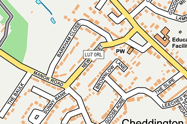 LU7 0RL map - OS OpenMap – Local (Ordnance Survey) LU7 0RL map - OS OpenMap – Local (Ordnance Survey)