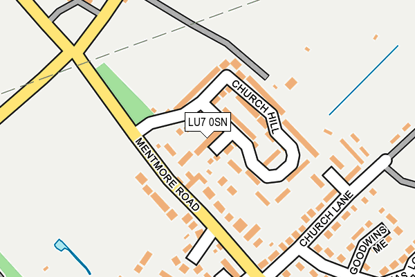 LU7 0SN map - OS OpenMap – Local (Ordnance Survey)
