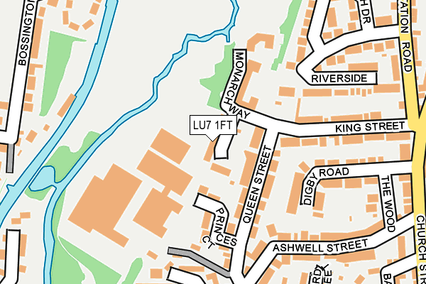 LU7 1FT map - OS OpenMap – Local (Ordnance Survey) LU7 1FT map - OS OpenMap – Local (Ordnance Survey)