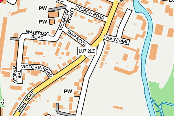 LU7 2LZ map - OS OpenMap – Local (Ordnance Survey) LU7 2LZ map - OS OpenMap – Local (Ordnance Survey)