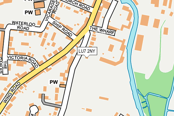 LU7 2NY map - OS OpenMap – Local (Ordnance Survey) LU7 2NY map - OS OpenMap – Local (Ordnance Survey)