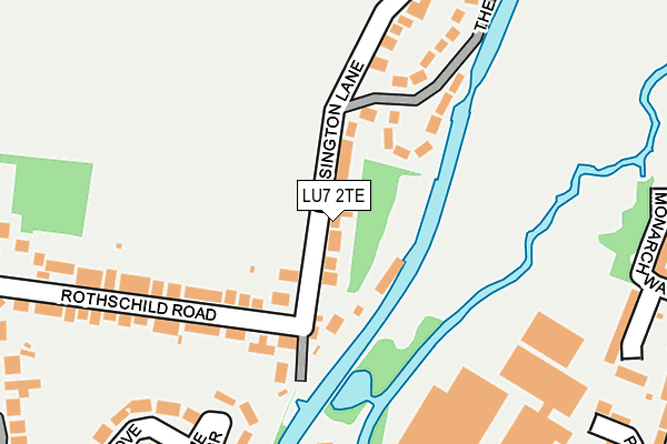 LU7 2TE map - OS OpenMap – Local (Ordnance Survey) LU7 2TE map - OS OpenMap – Local (Ordnance Survey)