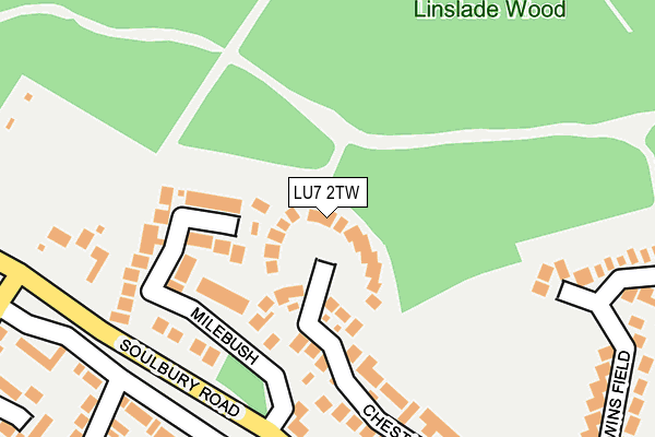 LU7 2TW map - OS OpenMap – Local (Ordnance Survey) LU7 2TW map - OS OpenMap – Local (Ordnance Survey)