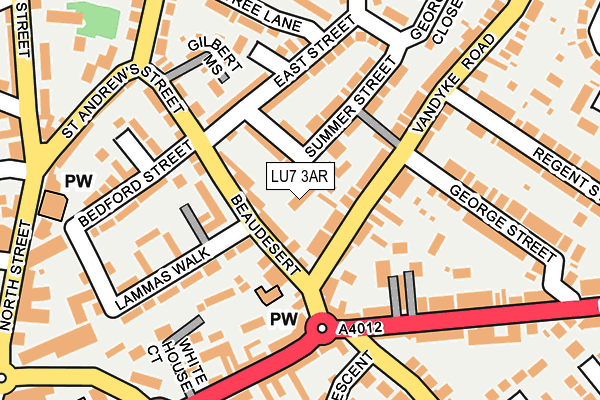LU7 3AR map - OS OpenMap – Local (Ordnance Survey) LU7 3AR map - OS OpenMap – Local (Ordnance Survey)