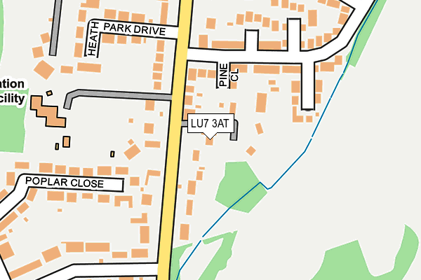LU7 3AT map - OS OpenMap – Local (Ordnance Survey) LU7 3AT map - OS OpenMap – Local (Ordnance Survey)