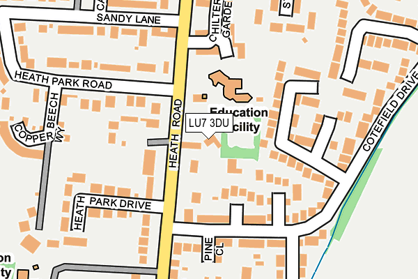 LU7 3DU map - OS OpenMap – Local (Ordnance Survey) LU7 3DU map - OS OpenMap – Local (Ordnance Survey)