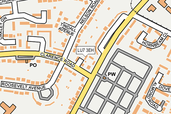 LU7 3EH map - OS OpenMap – Local (Ordnance Survey) LU7 3EH map - OS OpenMap – Local (Ordnance Survey)