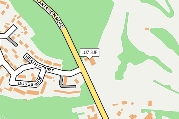 LU7 3JF map - OS OpenMap – Local (Ordnance Survey) LU7 3JF map - OS OpenMap – Local (Ordnance Survey)