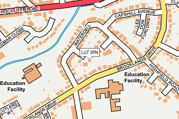 LU7 3PN map - OS OpenMap – Local (Ordnance Survey) LU7 3PN map - OS OpenMap – Local (Ordnance Survey)