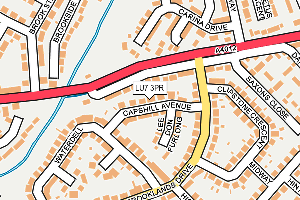 LU7 3PR map - OS OpenMap – Local (Ordnance Survey) LU7 3PR map - OS OpenMap – Local (Ordnance Survey)