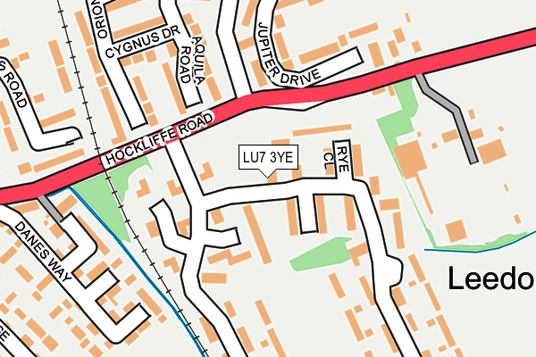 LU7 3YE map - OS OpenMap – Local (Ordnance Survey) LU7 3YE map - OS OpenMap – Local (Ordnance Survey)
