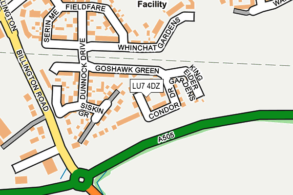 LU7 4DZ map - OS OpenMap – Local (Ordnance Survey) LU7 4DZ map - OS OpenMap – Local (Ordnance Survey)