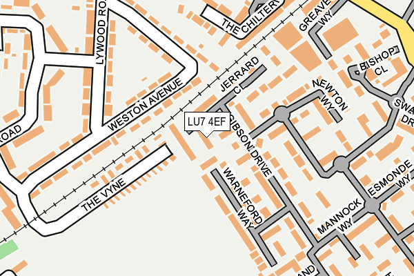 LU7 4EF map - OS OpenMap – Local (Ordnance Survey) LU7 4EF map - OS OpenMap – Local (Ordnance Survey)