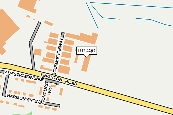 LU7 4QG map - OS OpenMap – Local (Ordnance Survey) LU7 4QG map - OS OpenMap – Local (Ordnance Survey)