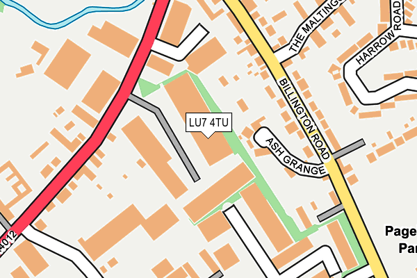 LU7 4TU map - OS OpenMap – Local (Ordnance Survey) LU7 4TU map - OS OpenMap – Local (Ordnance Survey)