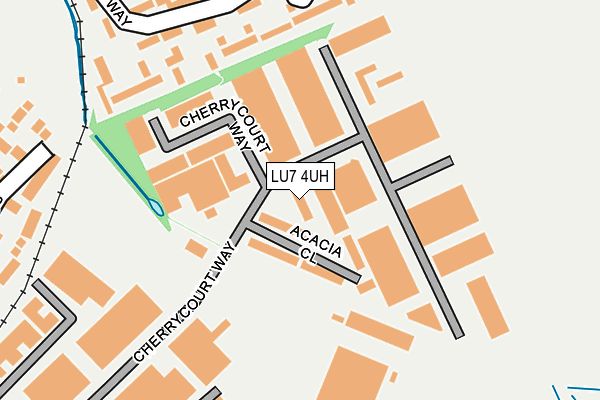LU7 4UH map - OS OpenMap – Local (Ordnance Survey) LU7 4UH map - OS OpenMap – Local (Ordnance Survey)