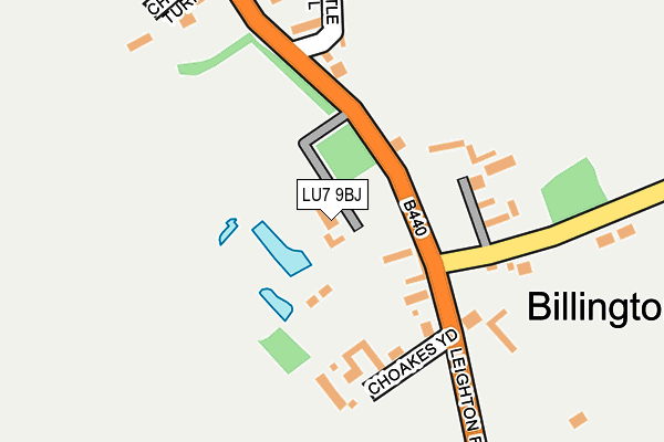 LU7 9BJ map - OS OpenMap – Local (Ordnance Survey) LU7 9BJ map - OS OpenMap – Local (Ordnance Survey)