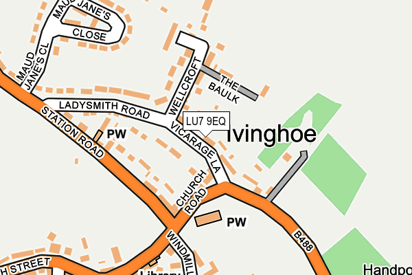 LU7 9EQ map - OS OpenMap – Local (Ordnance Survey) LU7 9EQ map - OS OpenMap – Local (Ordnance Survey)