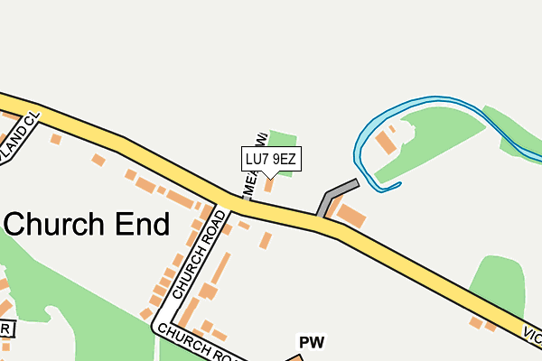 LU7 9EZ map - OS OpenMap – Local (Ordnance Survey) LU7 9EZ map - OS OpenMap – Local (Ordnance Survey)