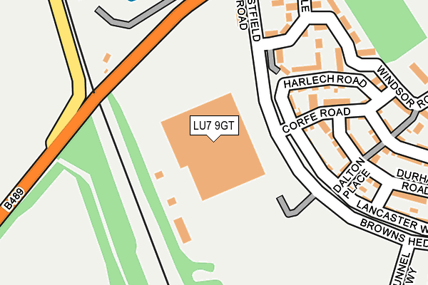 LU7 9GT map - OS OpenMap – Local (Ordnance Survey) LU7 9GT map - OS OpenMap – Local (Ordnance Survey)
