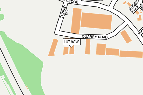 LU7 9GW map - OS OpenMap – Local (Ordnance Survey) LU7 9GW map - OS OpenMap – Local (Ordnance Survey)