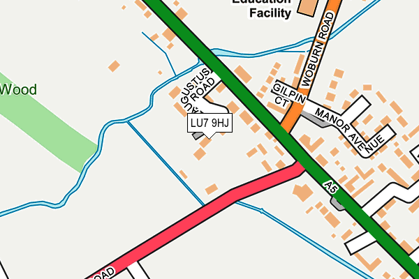 LU7 9HJ map - OS OpenMap – Local (Ordnance Survey) LU7 9HJ map - OS OpenMap – Local (Ordnance Survey)