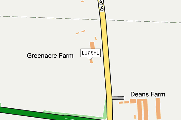 LU7 9HL map - OS OpenMap – Local (Ordnance Survey) LU7 9HL map - OS OpenMap – Local (Ordnance Survey)