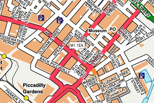 M1 1EA map - OS OpenMap – Local (Ordnance Survey) M1 1EA map - OS OpenMap – Local (Ordnance Survey)