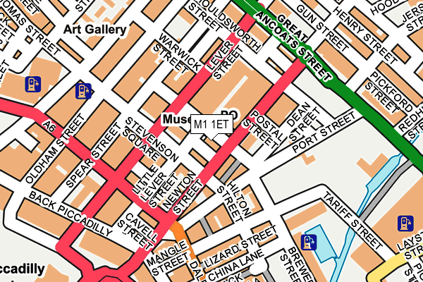 M1 1ET map - OS OpenMap – Local (Ordnance Survey) M1 1ET map - OS OpenMap – Local (Ordnance Survey)
