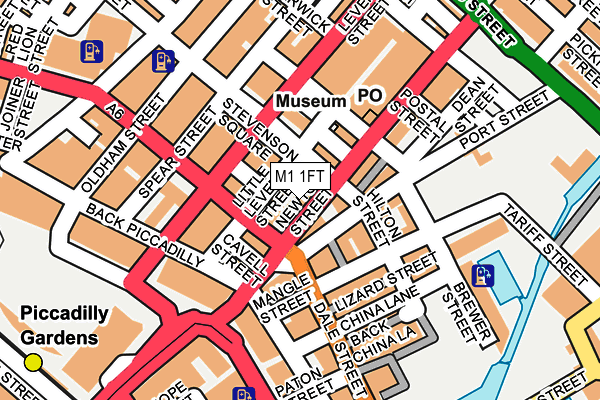 M1 1FT map - OS OpenMap – Local (Ordnance Survey) M1 1FT map - OS OpenMap – Local (Ordnance Survey)