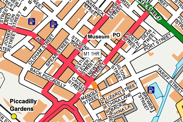 M1 1HR map - OS OpenMap – Local (Ordnance Survey) M1 1HR map - OS OpenMap – Local (Ordnance Survey)