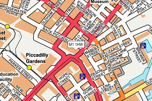 M1 1HW map - OS OpenMap – Local (Ordnance Survey) M1 1HW map - OS OpenMap – Local (Ordnance Survey)