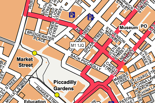M1 1JQ map - OS OpenMap – Local (Ordnance Survey) M1 1JQ map - OS OpenMap – Local (Ordnance Survey)