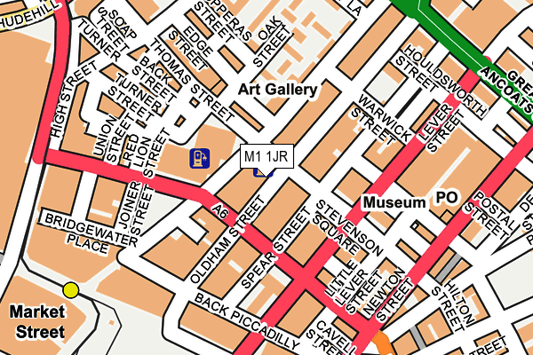 M1 1JR map - OS OpenMap – Local (Ordnance Survey) M1 1JR map - OS OpenMap – Local (Ordnance Survey)