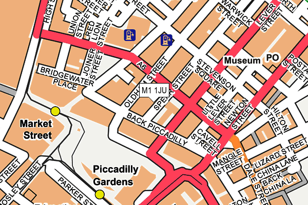 M1 1JU map - OS OpenMap – Local (Ordnance Survey) M1 1JU map - OS OpenMap – Local (Ordnance Survey)