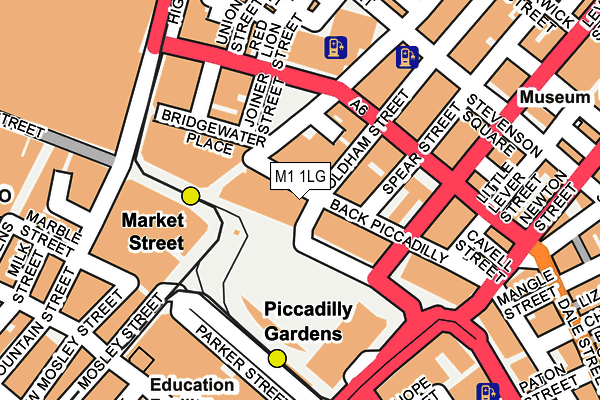 M1 1LG map - OS OpenMap – Local (Ordnance Survey) M1 1LG map - OS OpenMap – Local (Ordnance Survey)
