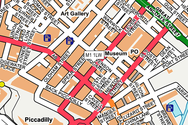 M1 1LW map - OS OpenMap – Local (Ordnance Survey) M1 1LW map - OS OpenMap – Local (Ordnance Survey)