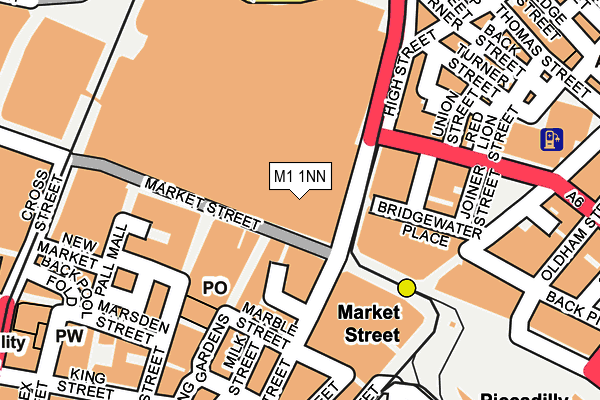 M1 1NN map - OS OpenMap – Local (Ordnance Survey) M1 1NN map - OS OpenMap – Local (Ordnance Survey)