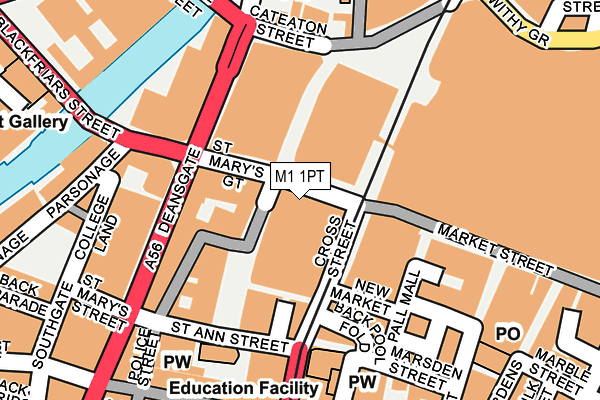M1 1PT map - OS OpenMap – Local (Ordnance Survey) M1 1PT map - OS OpenMap – Local (Ordnance Survey)